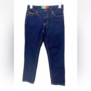 Unicornio UOMO jeans Italian flag classic blue denim casual men 30/30